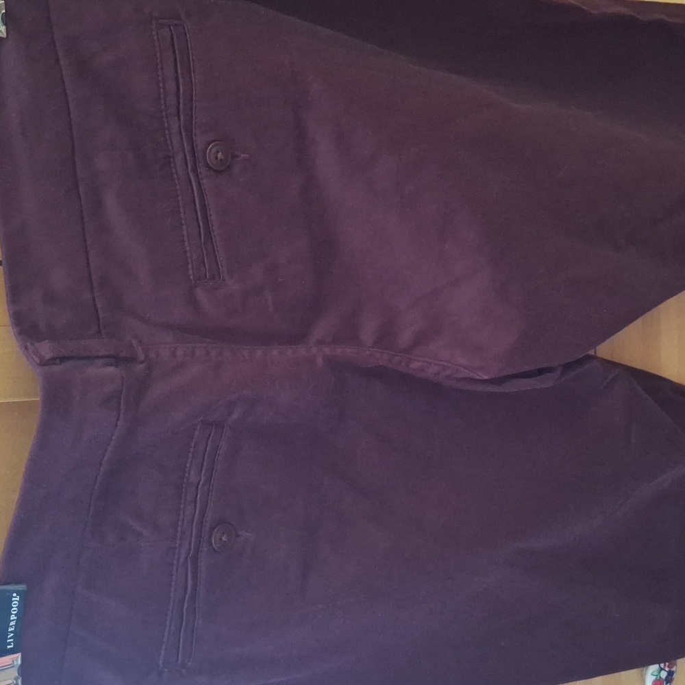 Liverpool Burgundy Trousers Size 8 - Picture 6 of 6